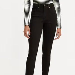 721 HIGH RISE SKINNY WOMEN'S LEVI"S JEANS BLACK